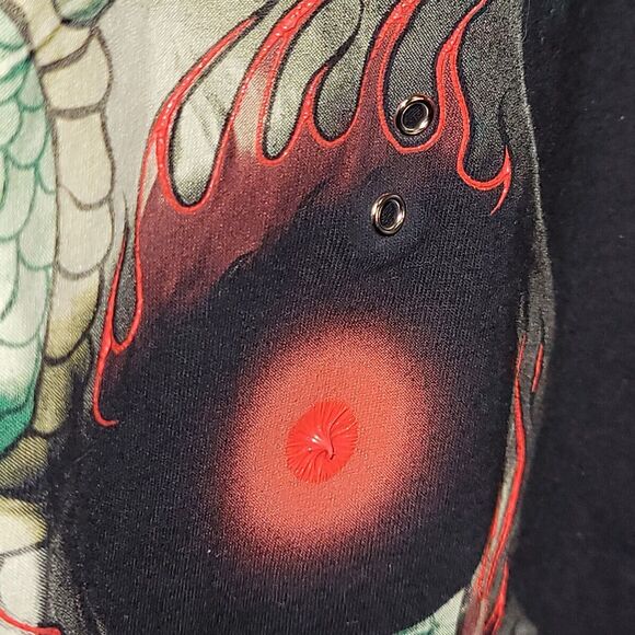 Jays Rock Skull Studded Black TShirt Mens Size XXXL 3XL Colorful Piercings - Picture 7 of 11